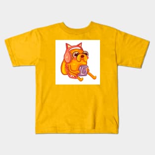 Cat Headset Jake Kids T-Shirt